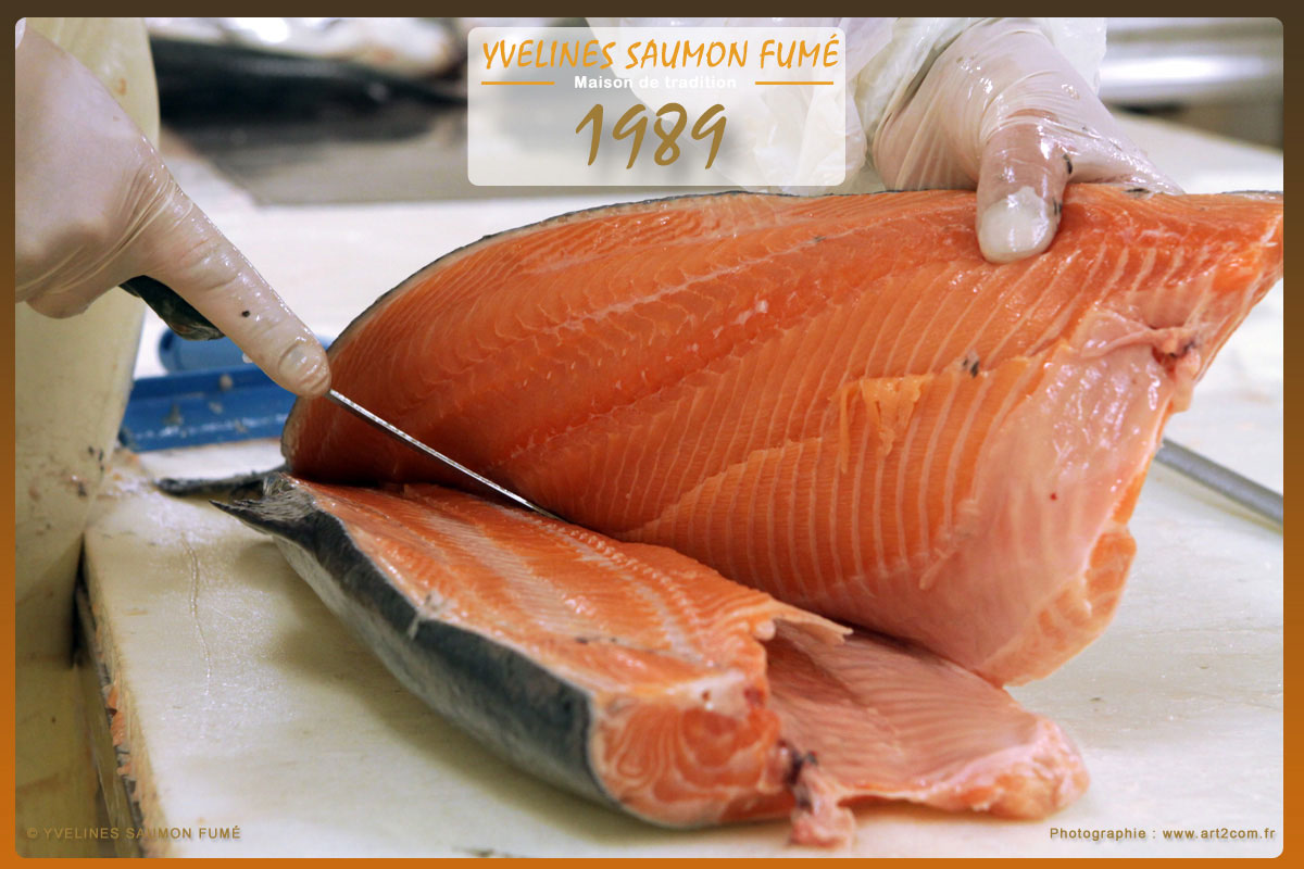 Etapes de fabrication du saumon fumé par la maison yvelines saumon fumé